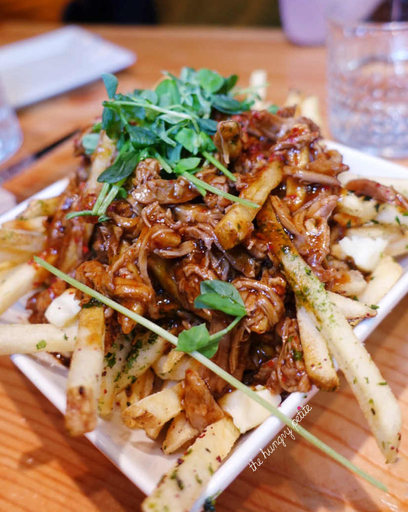 Pulled Duck Poutine from Block Kitchen & Bar