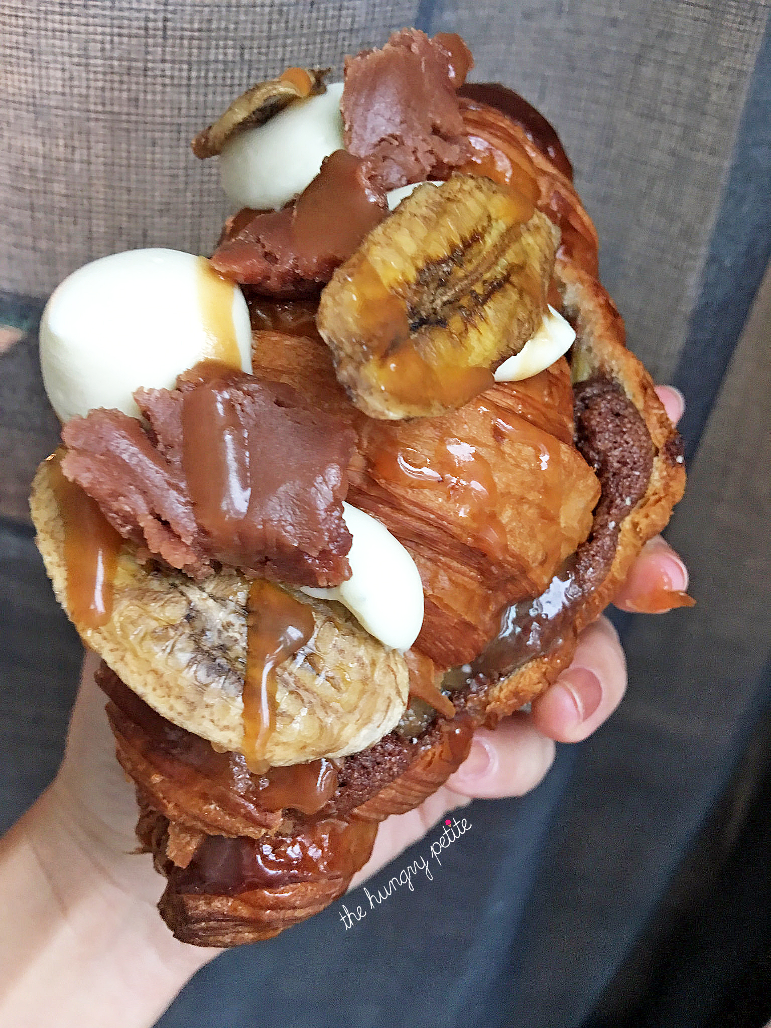 Banana Split Sundae Twice-Baked Croissant