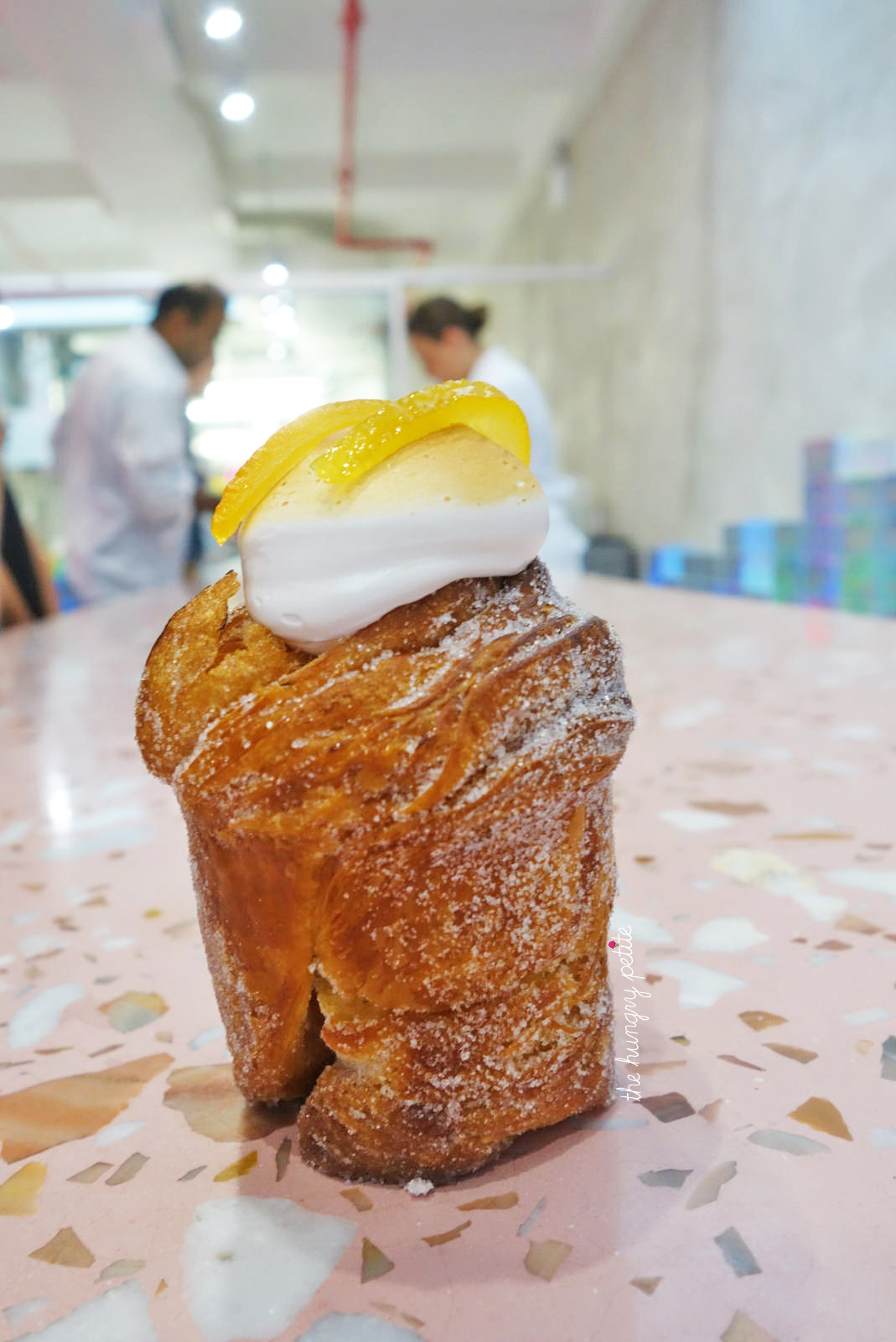 Passionfruit Cruffin. This thing was insanely crispy, crunchy, delicious goodness