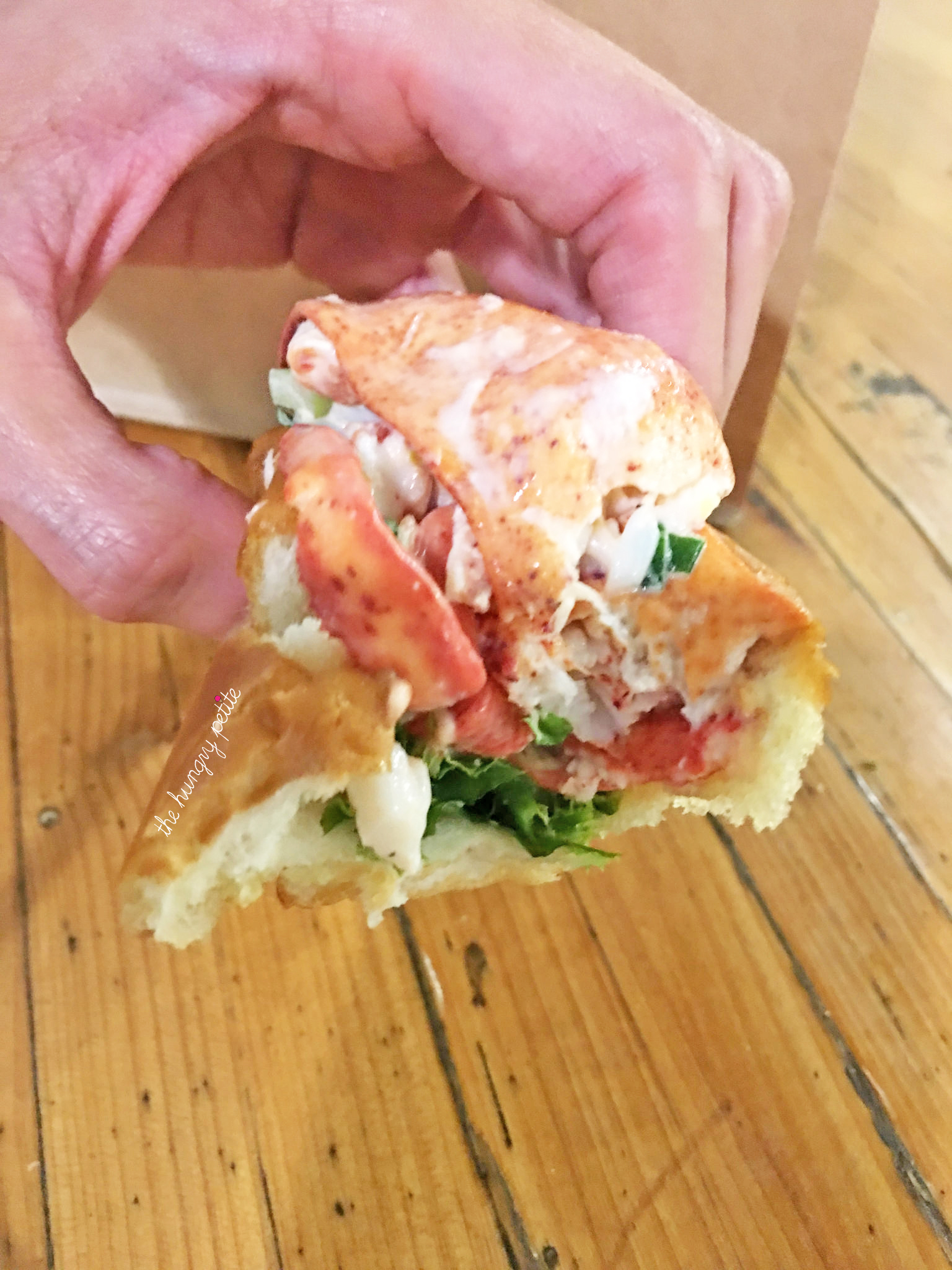 Lobster roll for second dinner