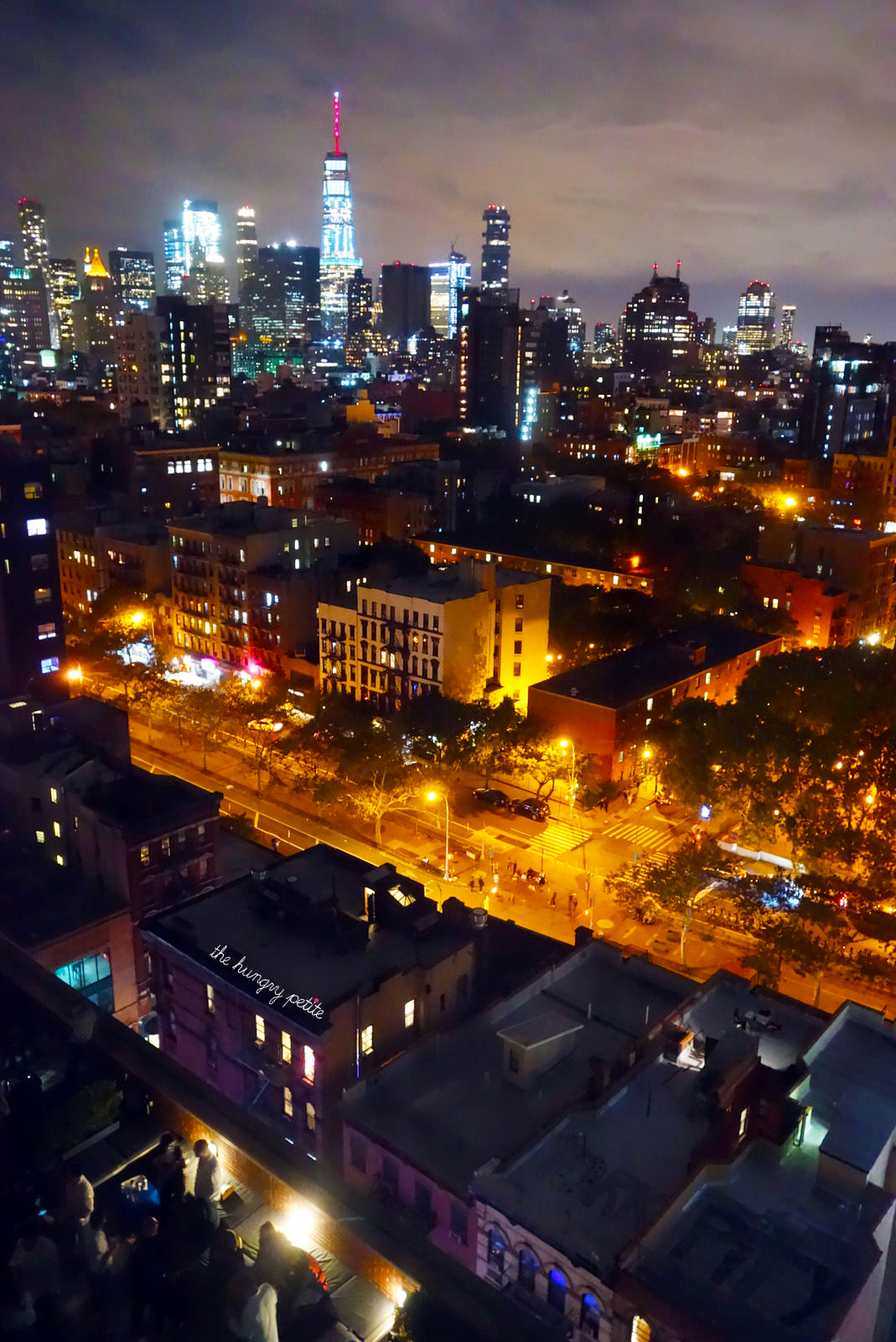 The view from our room at Hotel Indigo LES