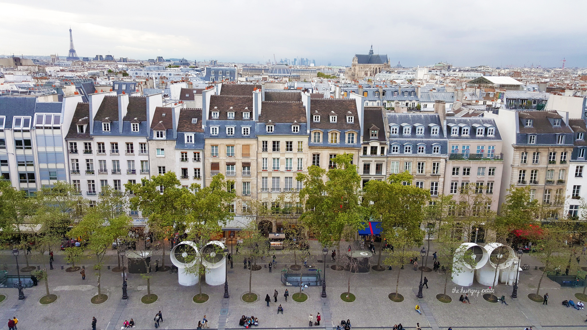 Paris is very pretty from the Pompidou