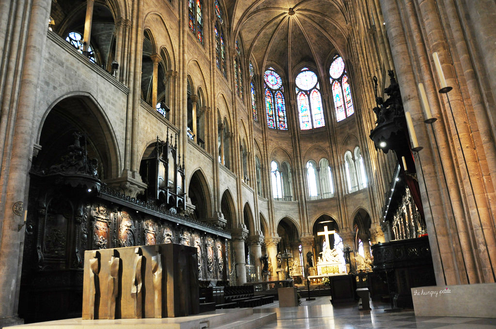 Inside the cathedral