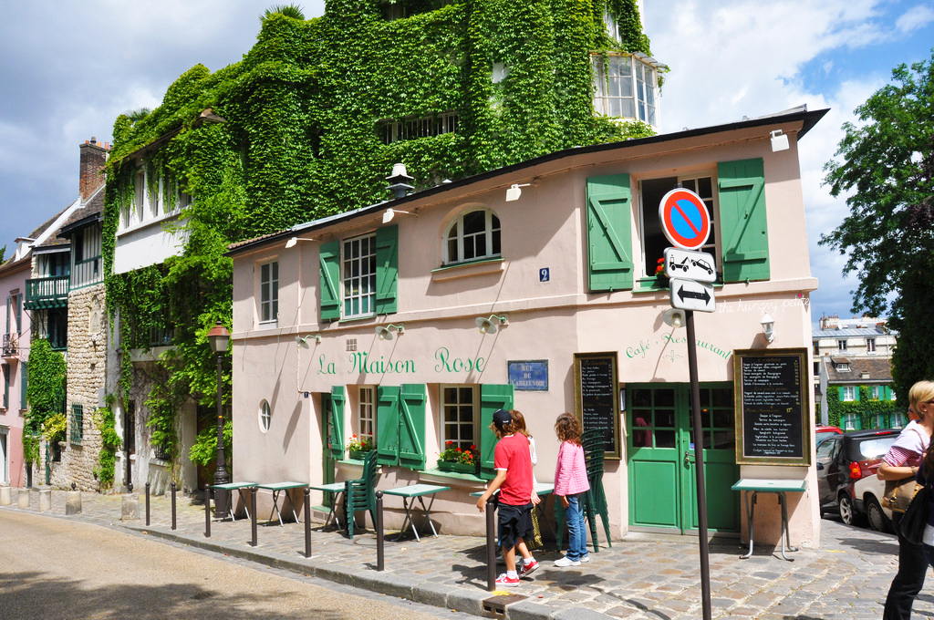 La Maison Rose, a restaurant made famous by the painting of Maurice Utrillo