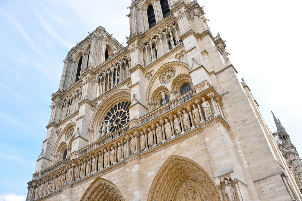 Notre Dame on a sunny day