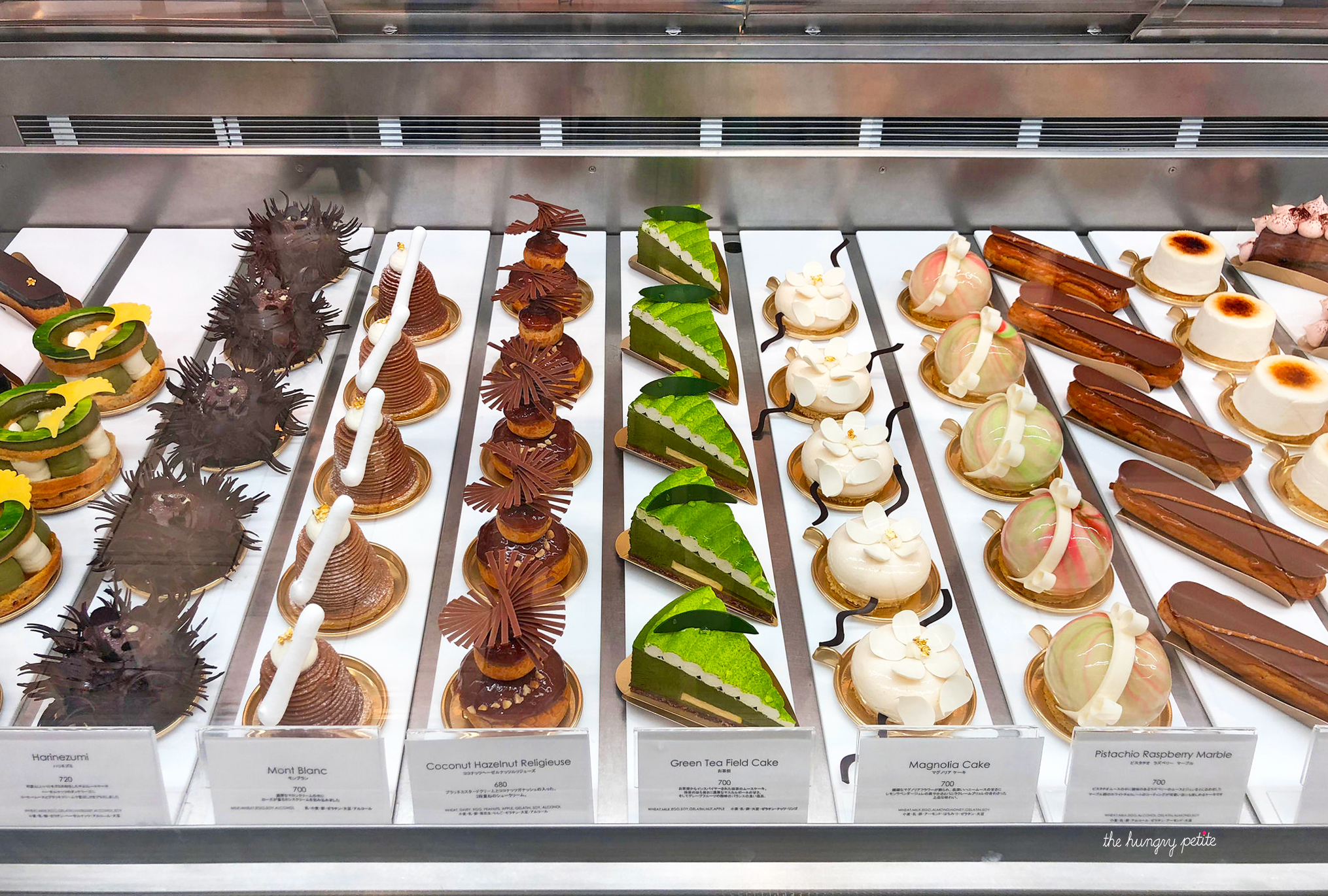 The beautiful display case at DAB Japan