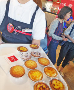 Coconut tart, Hokkaido Cheese tart, Egg tart, Berry tart