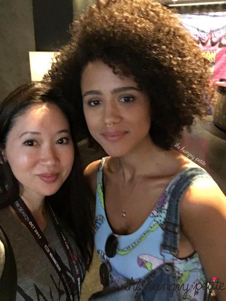 me and Nathalie Emmanuel