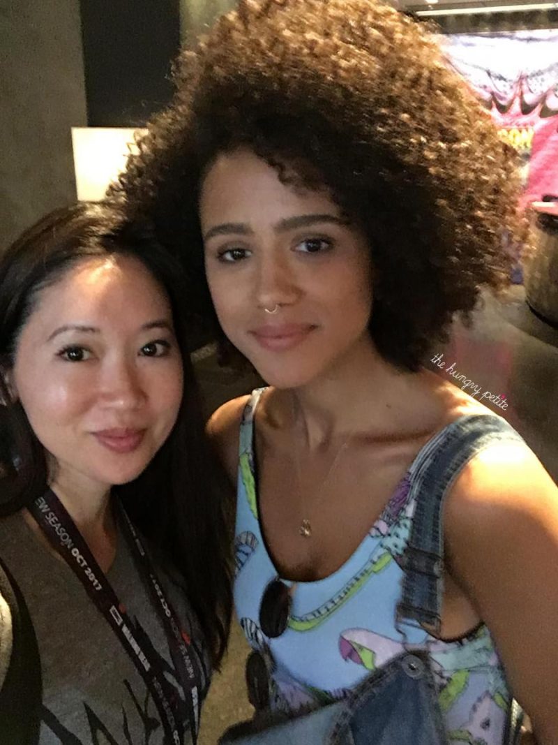me and Nathalie Emmanuel