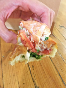 Lobster roll for second dinner