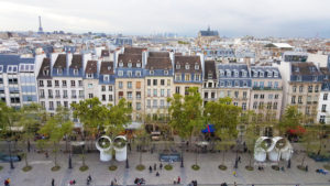 Paris is very pretty from the Pompidou