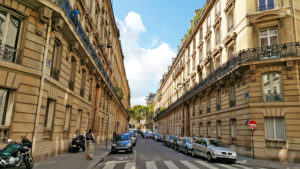 Random beautiful street in Paris
