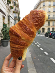 Random croissant down the street from our hotel. Delicious.