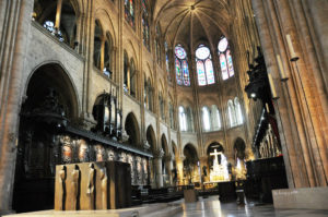 Inside the cathedral