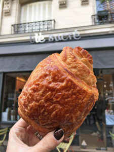 Pain au chocolat. Delicious, but the croissant is better.