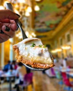 Are you looking at the tart or the room?