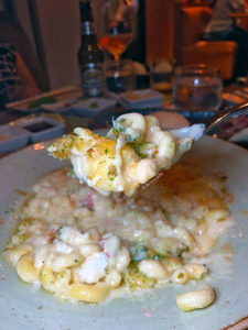 Miso Lobster Macaroni & Cheese $19 (not on happy hour menu). Houston Dairymaids Parmesan cheese, Marieke gouda, Veldhuizen cheddar, panko, miso. This was sooo good. Could have used more lobster, but the cheesiness was perfect!