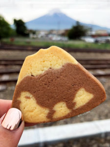 Mt Fuji souvenir shortbread cookies. These looked a lot cuter on the packaging (the ducks actually looked like ducks). If you want to buy Mt. Fuji cookies, get the Fujiyama ones.