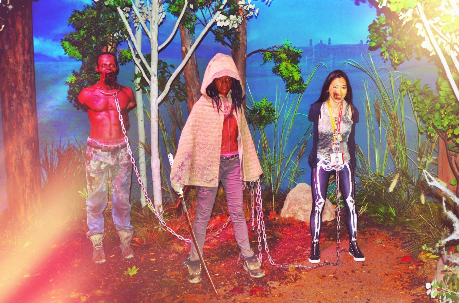 The Walking Dead Michonne zombie