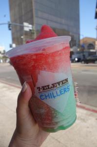 1 - Food: Slurpee watermelon and cherry